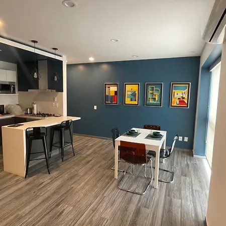 Loft Mixcoac Cerca De Todo - Trabajo O Descanso - Alberca Y Gym