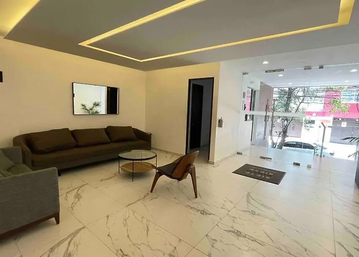 Apartamento Loft Mixcoac Cerca De Todo - Trabajo O Descanso - Alberca Y Gym México DF